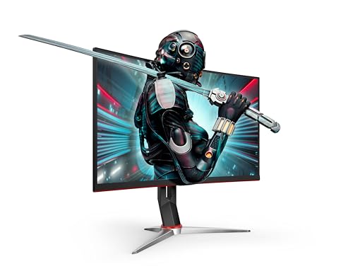 AOC CQ27G2 27" Super Curved Frameless Gaming Monitor QHD 2K,...